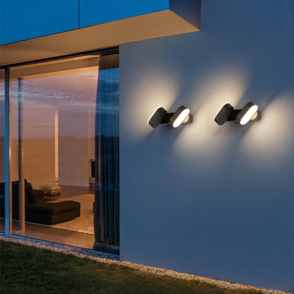 Aluminum Double Head Adjustable LED Wall Sconce Lamp
