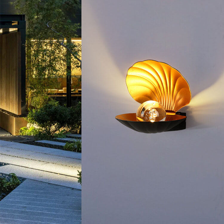 Outdoor Waterproof Shell Aluminum LED Wall Sconce Lamp
