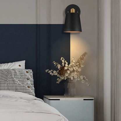 Industrial Cylinder Iron 1-Light Wall Sconce Lamp