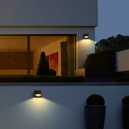 Outdoor Trapezoidal LED Waterproof Patio Wall Sconce Lamp