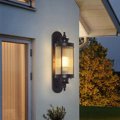 Chinese Iron Outdoor Waterproof 1-Light Wall Sconce Lamp