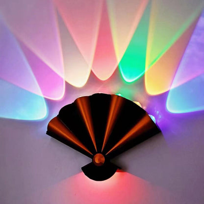 Creative Fan Aluminum Waterproof LED Wall Sconce Lamp