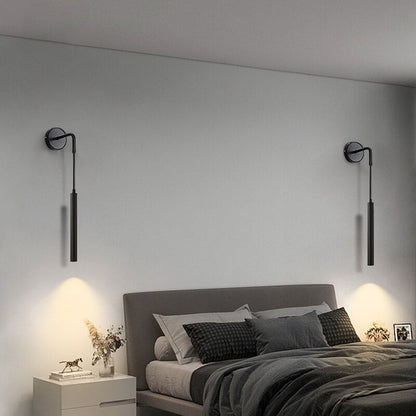 Minimalist Long Cylindrical Spotlight LED Wall Sconce Lamp