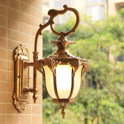Aluminum 1-Light Outdoor Waterproof Wall Sconce Lamp