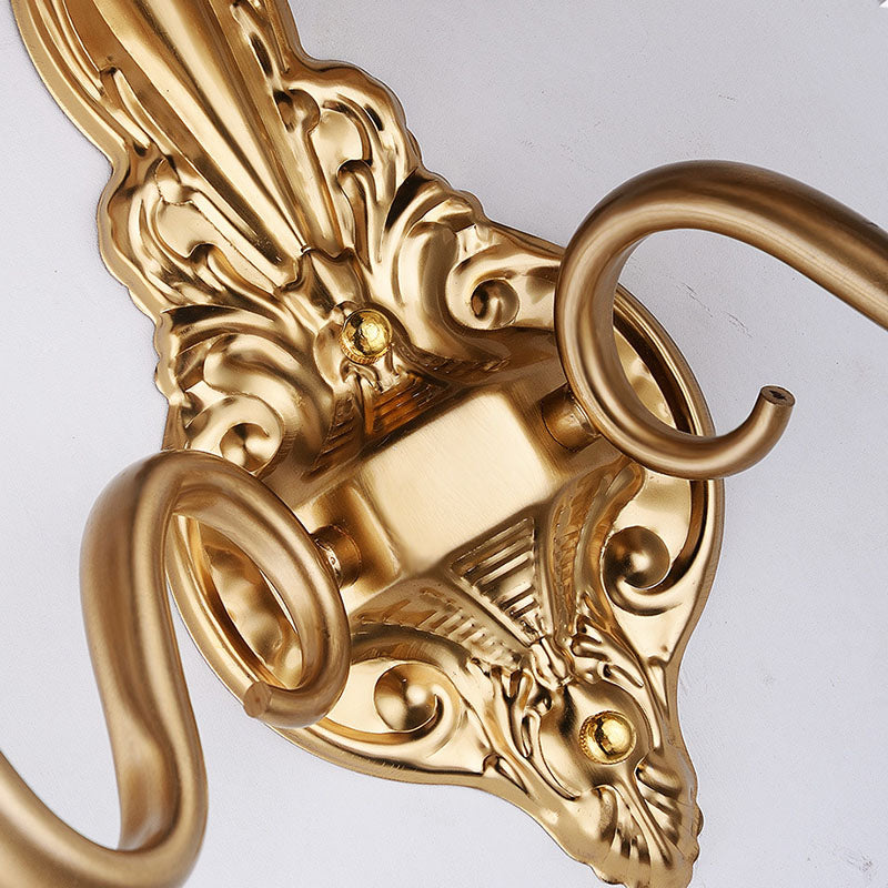 Luxury Hardware Kraft Paper 1/2-Light Wall Sconce Lamp