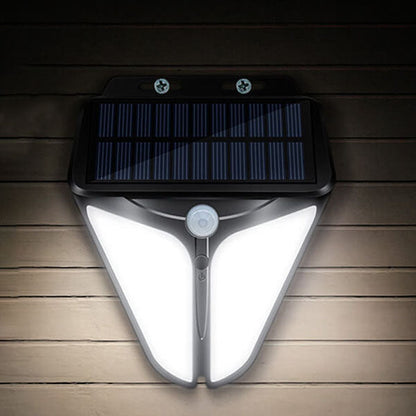 Solar Waterproof Body Sensor Patio LED Wall Sconce Lamp