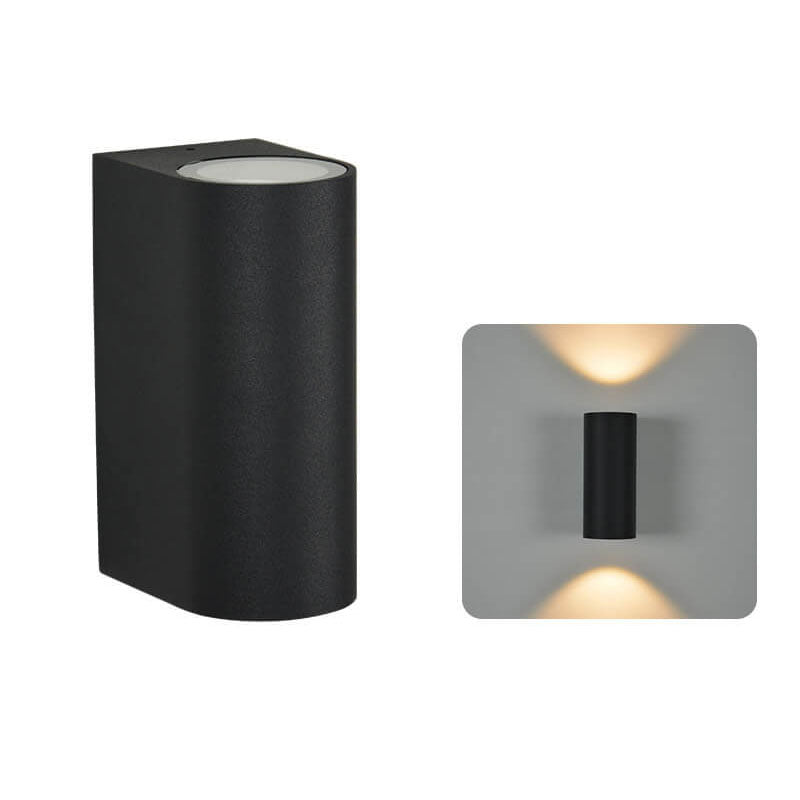 Solid Double-headed LED Outdoor Waterproof Wall Sconce Lamp