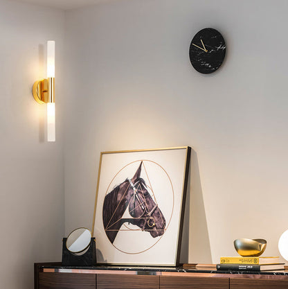 Minimalist Aluminum Iron Cylinder LED Wall Sconce Lamp