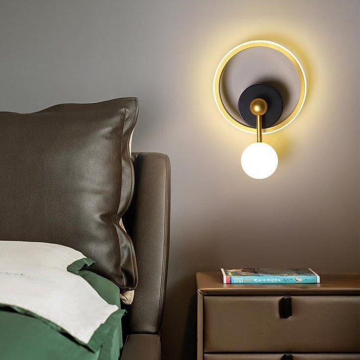 Oval Round Square Iron Aluminum LED Wall Sconce Lamp