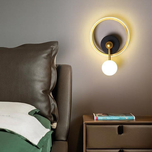 Oval Round Square Iron Aluminum LED Wall Sconce Lamp