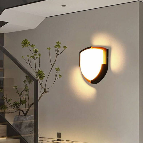 Acrylic Shape LED Outdoor Waterproof Wall Sconce Lamp