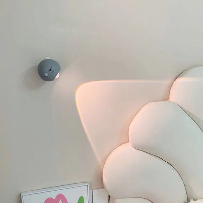 Modern Minimalist Orb USB ABS LED Wall Sconce Lamp