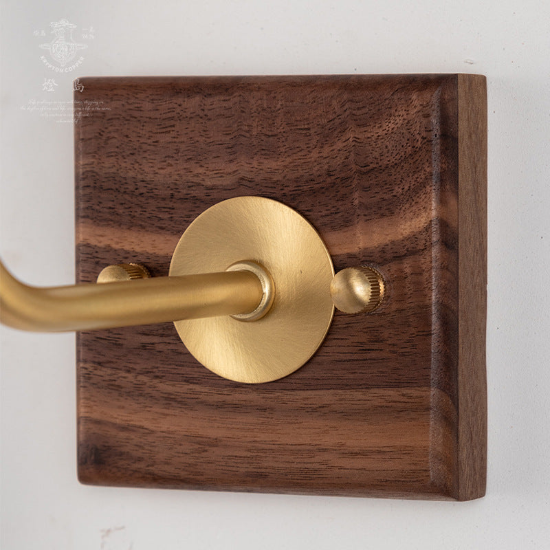 Contemporary Retro Copper 1-Light Wall Sconce Lamp