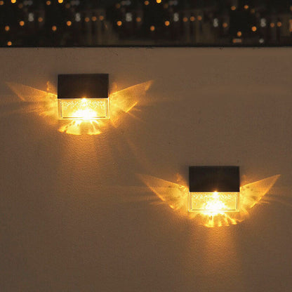 Solar Light Outdoor Patio Fence LED Wall Sconce Lamp
