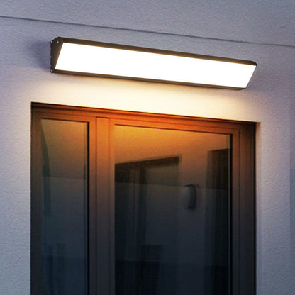Rectangular Aluminum PC Waterproof LED Wall Sconce Lamp