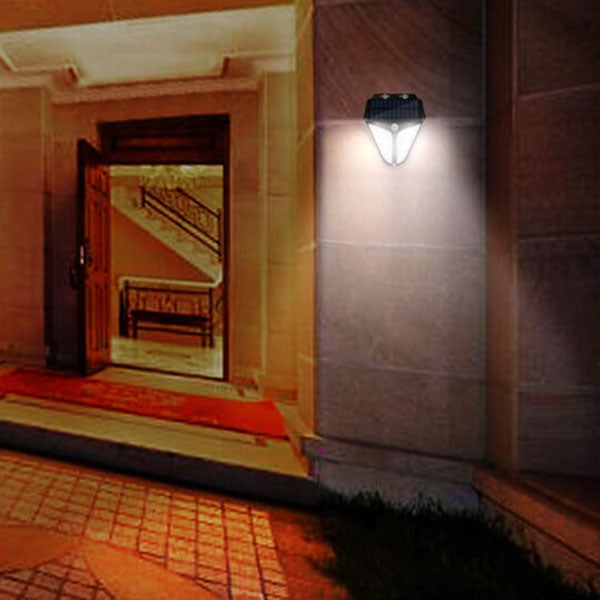 Solar Waterproof Body Sensor Patio LED Wall Sconce Lamp