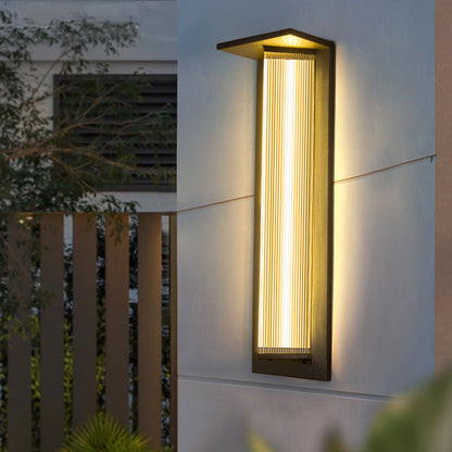Simplicity Acrylic Shade LED Waterproof Wall Sconce Lamp