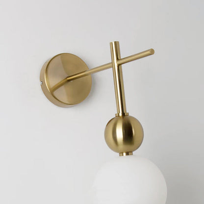 Round Ball String Aluminum Plastic LED Wall Sconce Lamp