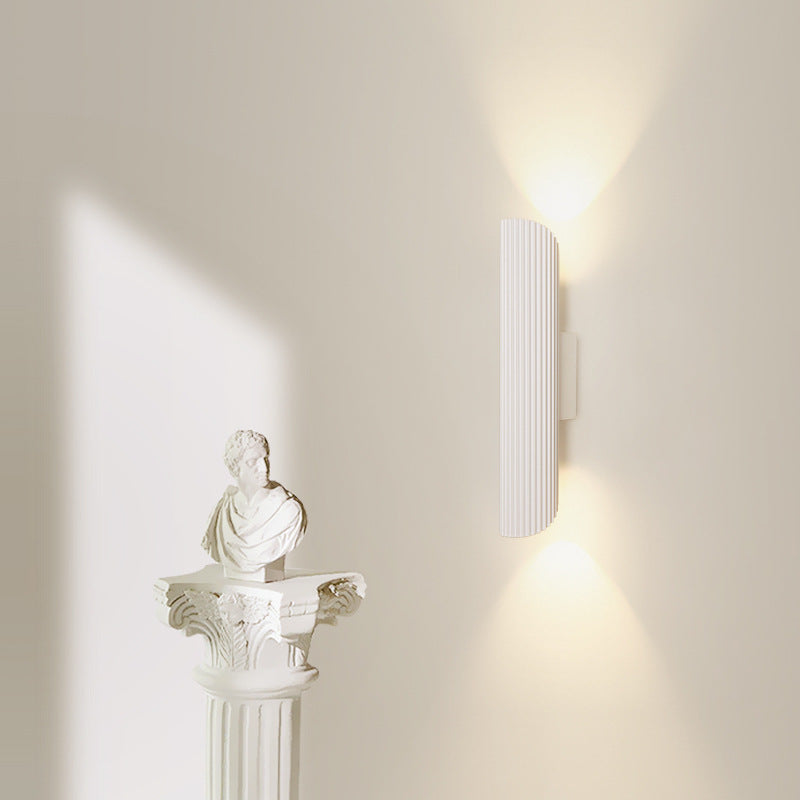 Aluminum Roman Column Design Iron LED Wall Sconce Lamp