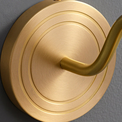 Full Copper Semicircle Shade 1-Light Wall Sconce Lamp