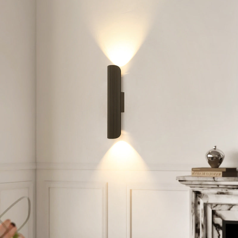 Simplicity Aluminum Roman Column Strip LED Wall Sconce Lamp