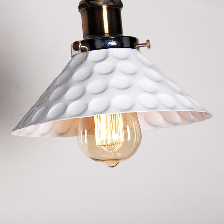 Industrial White Barn Foldable 1-Light Wall Sconce Lamp