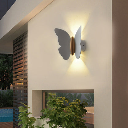 Waterproof Butterfly Aluminium LED Outdoor Wall Sconce Lamp