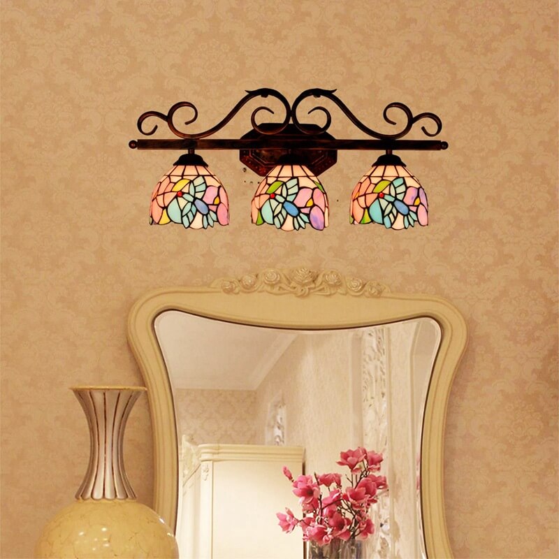 Tiffany Bathroom Vanity Mirror Front Wall Sconce Lamp
