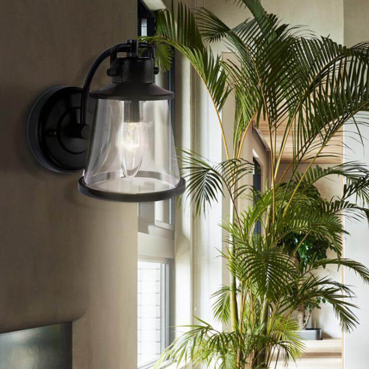 Iron Art Nostalgic Waterproof 1-Light Wall Sconce Lamp