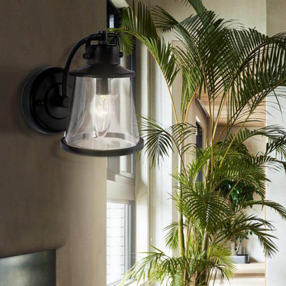 Iron Art Nostalgic Waterproof 1-Light Wall Sconce Lamp