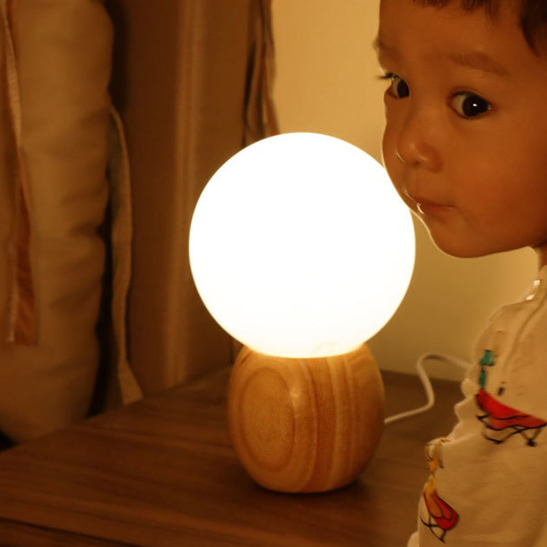 Contemporary Orb Table Lamp
