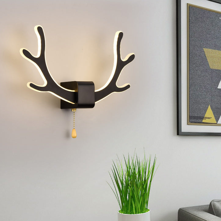 Acrylic Nordic Creative Antler Shape LED Wall Sconce Lamp