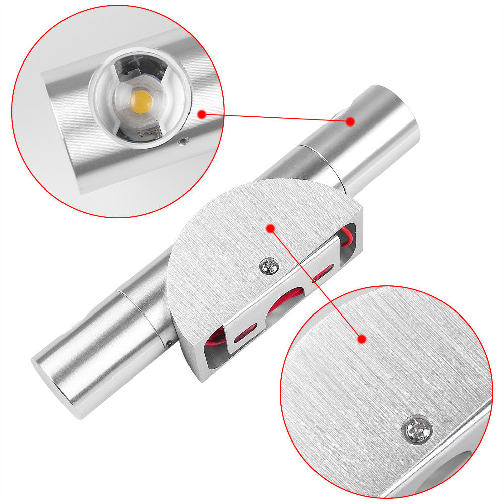 Simplicity Adjustable Angle Aluminum LED Wall Sconce Lamp