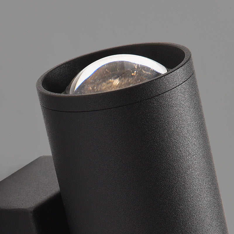 Minimalist Cylinder Iron Aluminum LED Wall Sconce Lamp