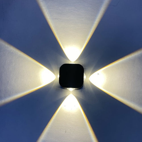 Waterproof Square Lighting LED Outdoor Wall Sconce Lamp
