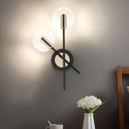 Modern Acrylic Rotatable 1/2-Light LED Wall Sconce Lamp