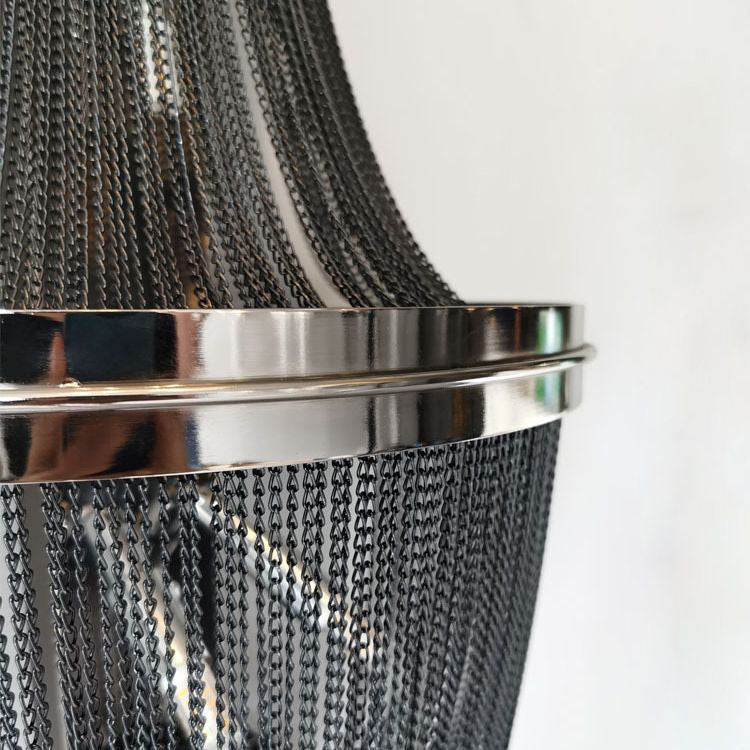 Aluminum Iron Tassel Sprocket 4-Light Wall Sconce Lamp