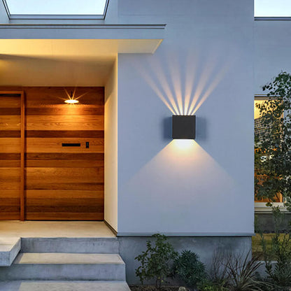 Pure Dimmable Angle Square LED Outdoor Wall Sconce Lamp
