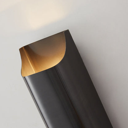 Simplicity Full Copper Column 2-Light Wall Sconce Lamp