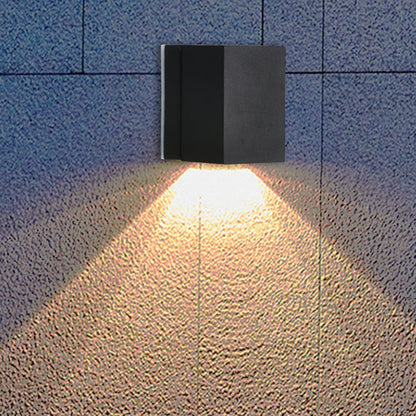 Simplicity Angle Square Aluminum LED Wall Sconce Lamp
