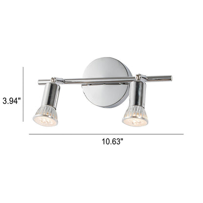 Pure 2-Light Vanity Light Mirror Front Wall Sconce Lamp