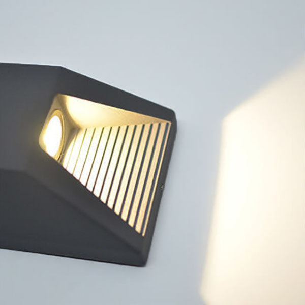 Outdoor Geometry Spotlights Waterproof LED Wall Sconce Lamp