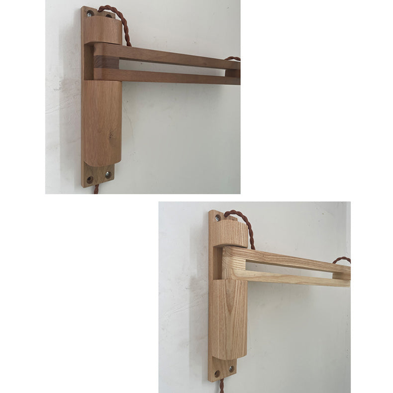 Eclectic Beam Pleated Glass Shade 1-Light Wall Sconce Lamp