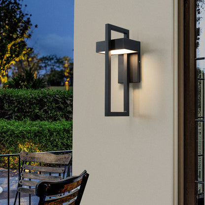 Minimalist Rectangular Stainless Steel LED Wall Sconce Lamp