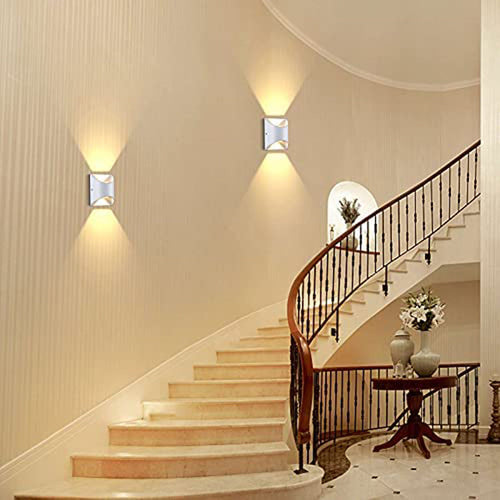 Solid Square Outdoor Waterproof LED Wall Sconce Lamp
