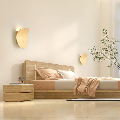 Japanese Bent Aluminum Acrylic LED Wall Sconce Lamp