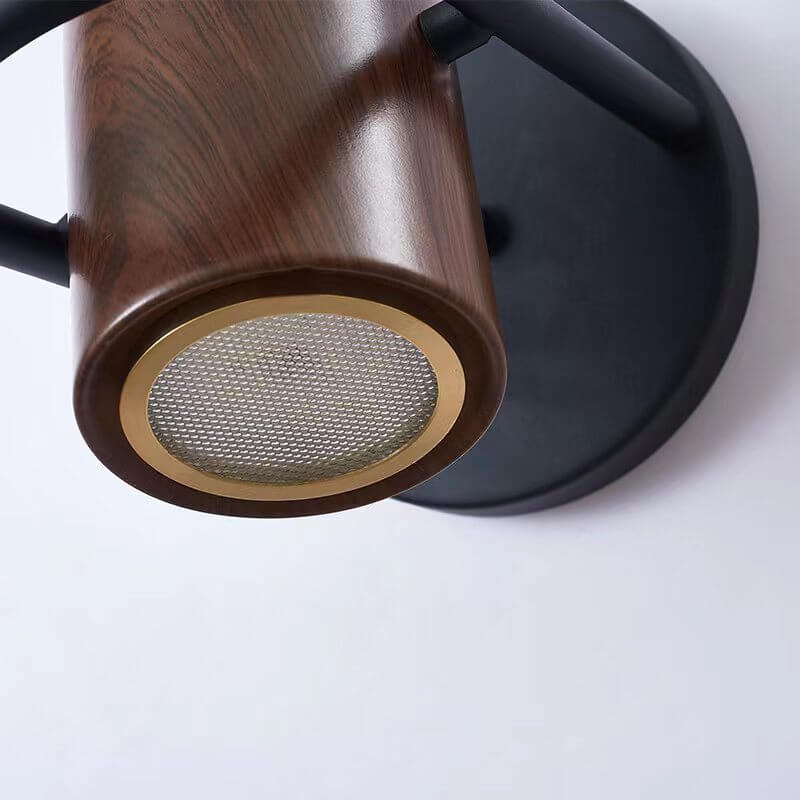 Personality Wrought Iron Cylinder LED Wall Sconce Lamp