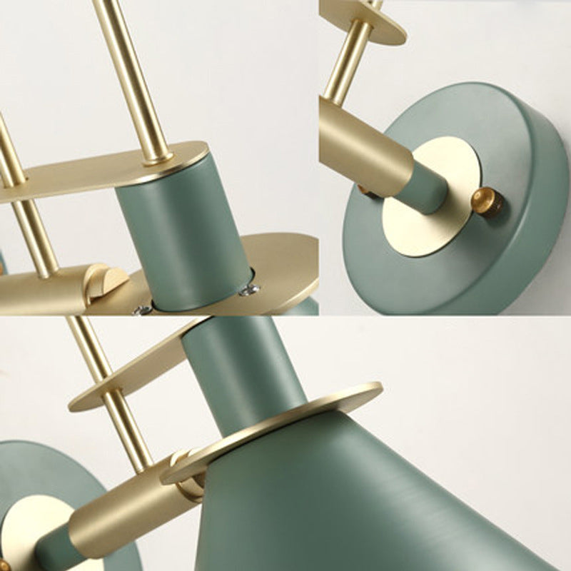 Modern Minimalist Horn Iron 1-Light Wall Sconce Lamp