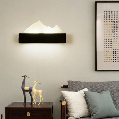 Acrylic Chinese Iceberg Design LED Wall Sconce Lamp
