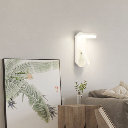 Solid Color Aluminum Iron Acrylic LED Wall Sconce Lamp